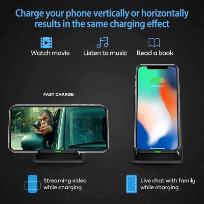 30W Wireless Charger for Samsung S22 S21 Note 20 15W 2 in 1 Fast Charging Stand For iPhone 14 13 12 11 XS XR X 8 Airpods Pro