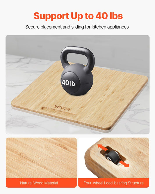 VEVOR Appliance Slider 13 x 16 in Sliding Tray for Kitchen Countertop