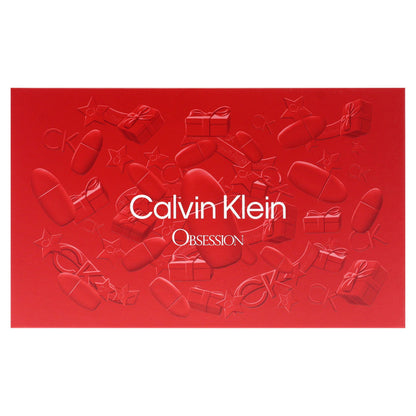 Obsession by Calvin Klein for Women - 4 Pc Gift Set 3.3oz EDP Spray, 0.5oz EDP Spray, 3.4oz Shower Gel, 6.7oz Body Lotion