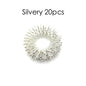 20pcs Spiky Sensory Finger Massage Ring Relax Finger Massager Decompression Multicolor Relieve Stress Spring Massage Rings