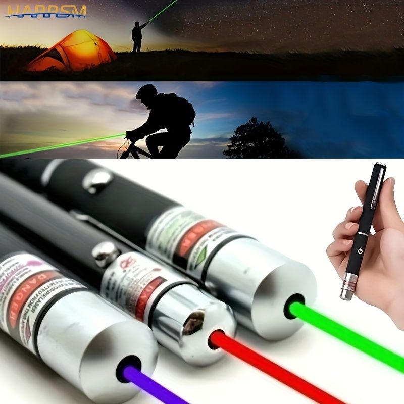 1pc Laser Pointer Laser Pen Laser Flashlight Portable Handheld Flashlight For Cats Dogs Pet Interactive Toys Laser Presentation (Two AAA Battery Not Included)