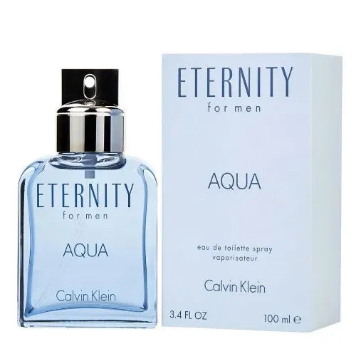 Eternity Aqua by Calvin Klein Eau de Toilette for Men 6.7 oz.
