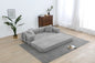 Foldable Sofa Bed, 77.9'' Folding Floor Couch, Compressed Convertable Sleeper Sofa, Memory Foam Couch with Pillow Back Support Armrest, 4-in-1 Futon Sofa Bed for Living Room, Army green