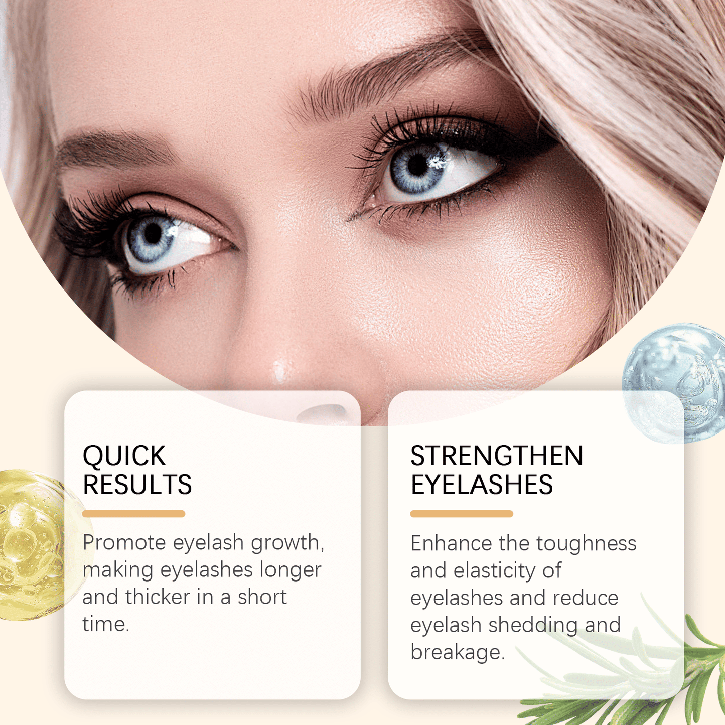 Eelhope Maa, Gentle Moisturizing Lashes Long Black Beautiful Natural Curling To Create Attractive Lashes