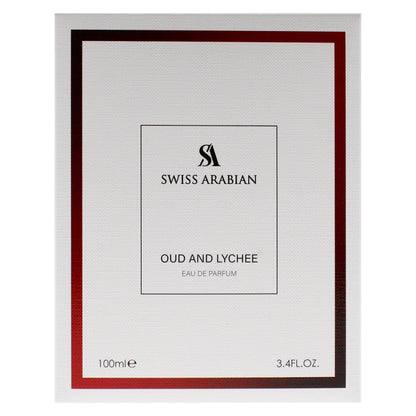 Oud And Lychee by Swiss Arabian for Unisex - 3.4 oz EDP Spray