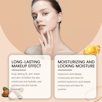 West&Month Moisturizing Liquid Foundation, Long-Lasting Long-Lasting Moisturizing Light Skin Care Liquid Foundation