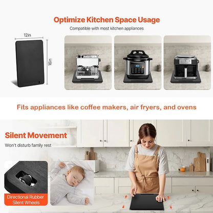 Household Appliance Slider Sliding Tray for Kitchen Countertop