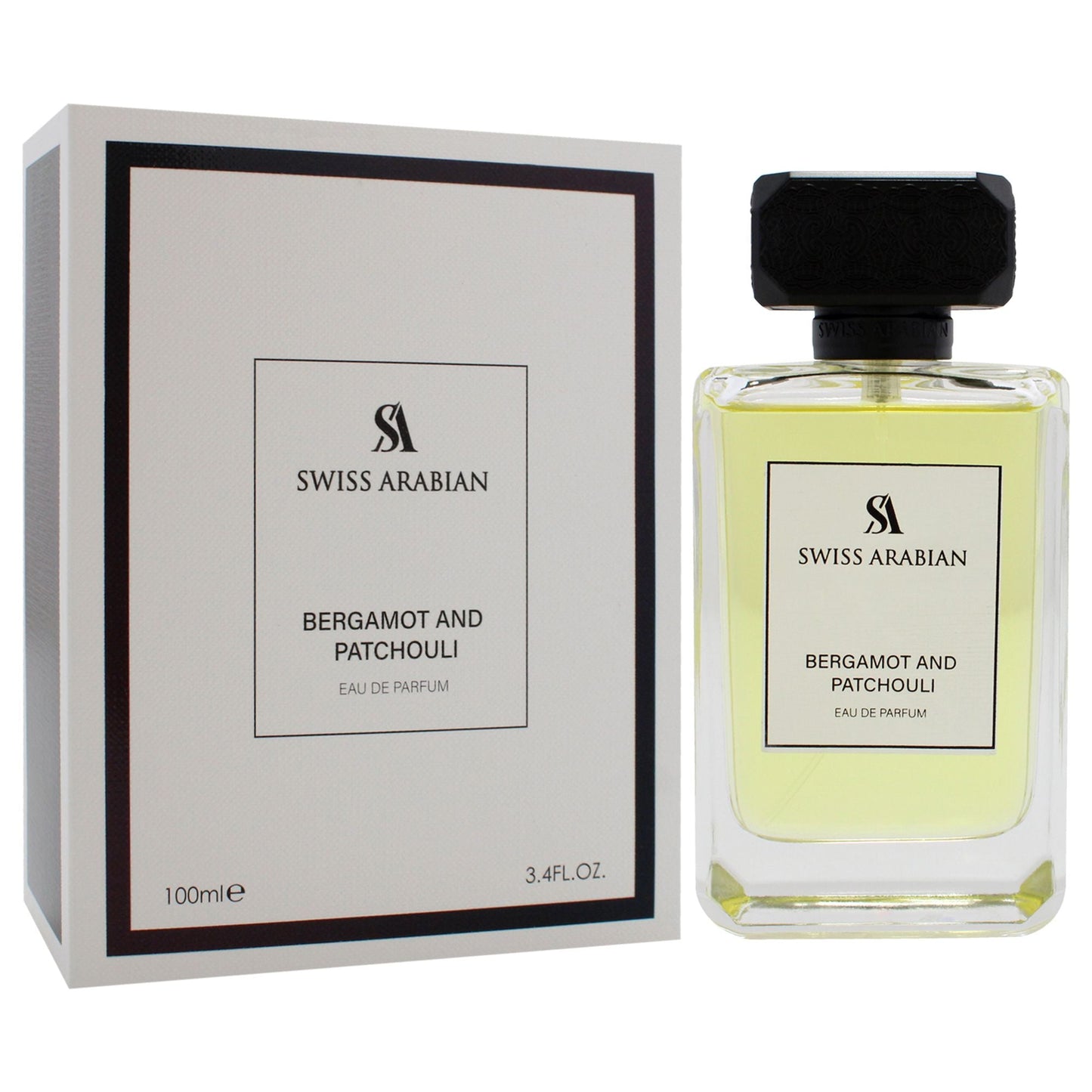 Bergamot and Patchouli by Swiss Arabian for Men - 3.4 oz EDP Spray