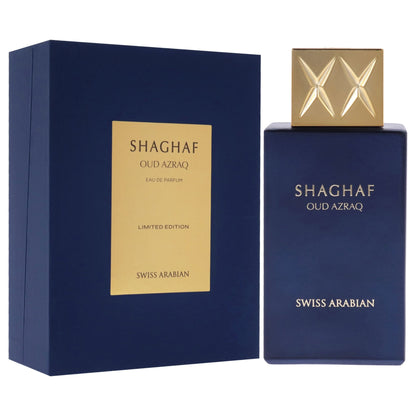 Shaghaf Oud Azraq by Swiss Arabian for Unisex - 2.5 oz EDP Spray (Limited Edition)