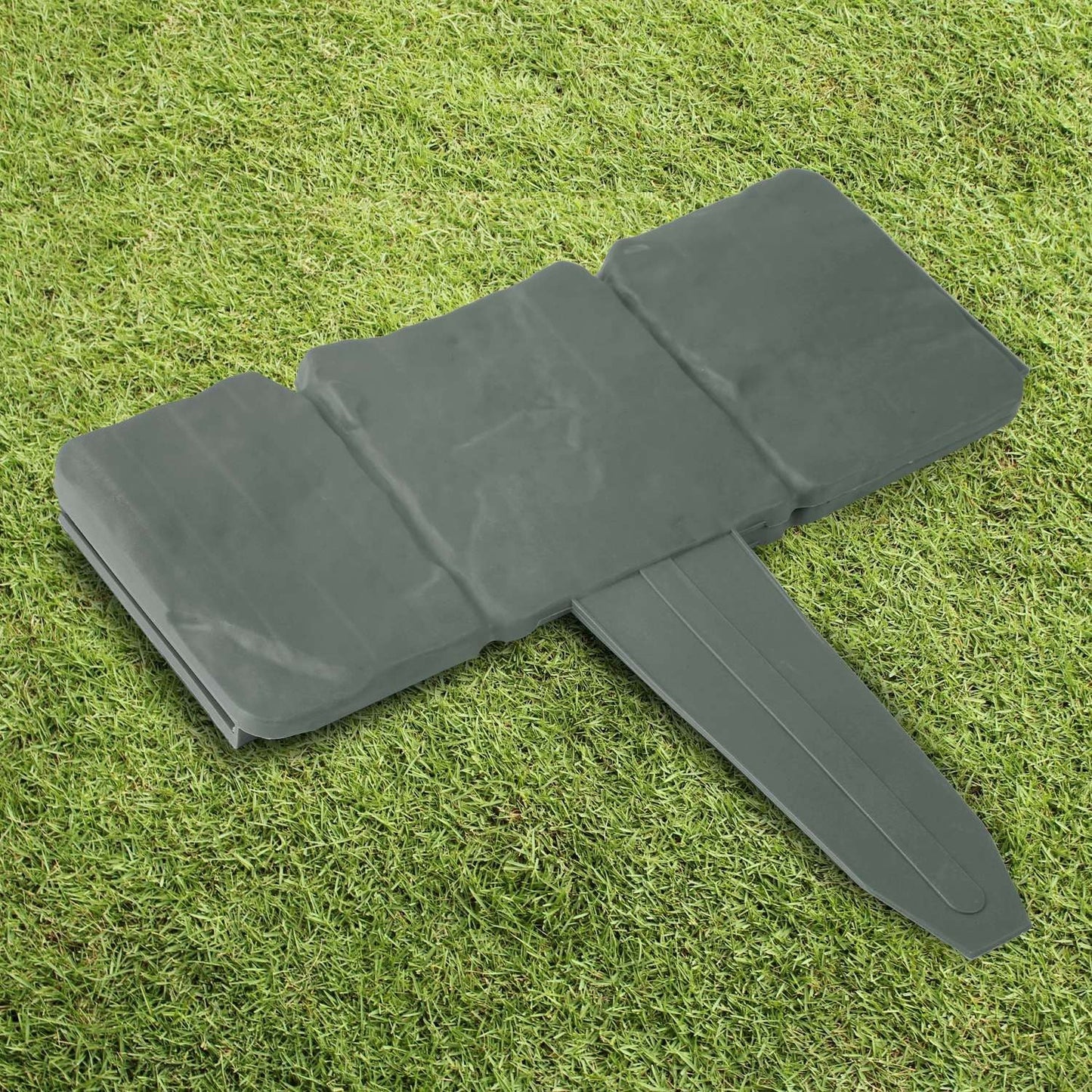 20 PCS Cobbled Stone Effect Plastic Garden Lawn Border Edging