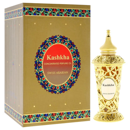 Kashkha by Swiss Arabian for Unisex - 0.6 oz Parfum Oil