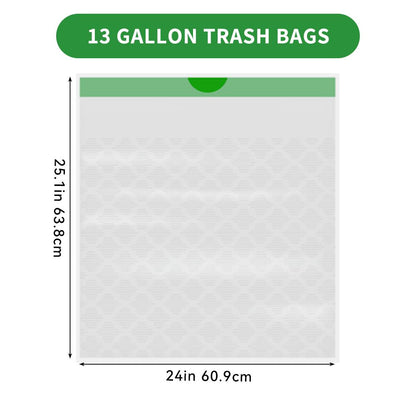 Scotts 200 Bags 13 Gallon Boxed Disposable Non Tear Puncture Tear Resistant Trash Bags, deodorization technology Kitchen Drawstring Garbage Bags, Fresh Clean Scent With Lemon Scent,