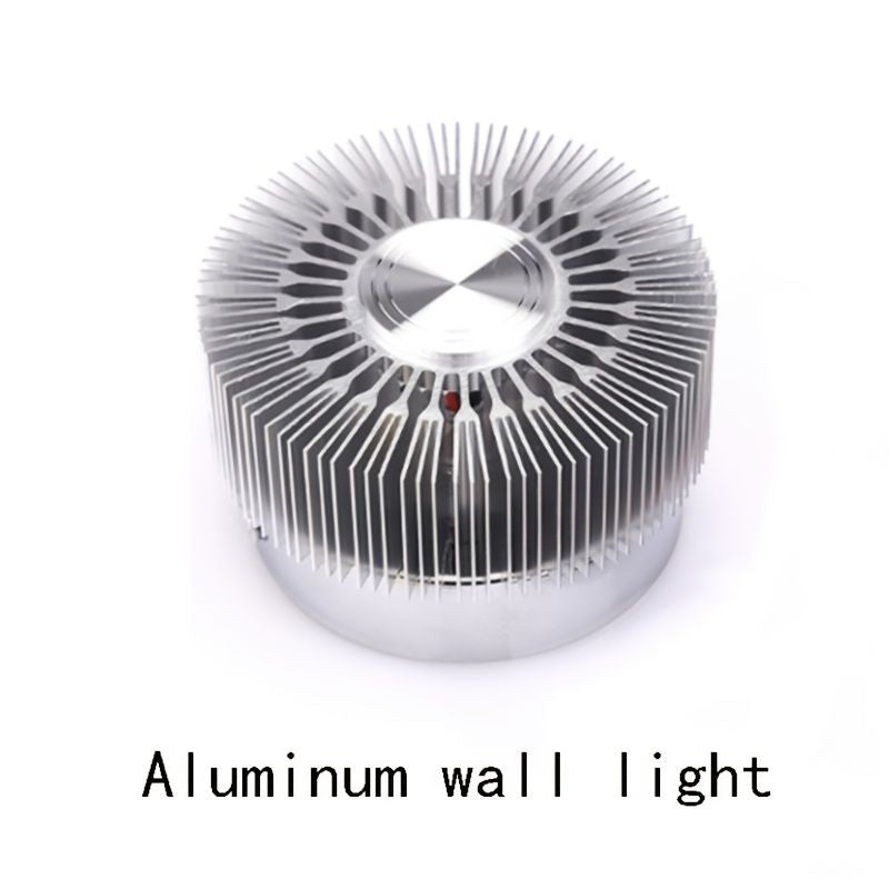1pc Hard Wired Yellow Light Wall Sconce Flush Mount Wall Light, Aluminum LED Wall Light For House Corridor Porch Garage Cafe Villa Hotel