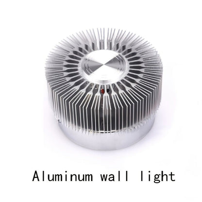 1pc Hard Wired Yellow Light Wall Sconce Flush Mount Wall Light, Aluminum LED Wall Light For House Corridor Porch Garage Cafe Villa Hotel