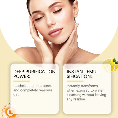 Hoygi Vitamin C Cleansing And Cleansing Oil Gentle Moisturizing Cleansing Oil For Facial Skin