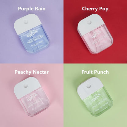 Wish 4pcs Hand Sanitizer Spray, Mini Travel Essential ltemsSpray Hand Sanitizer, Portable Aloe Vera HandPerfume Spray, HandsCleaning, And Delicately Scented. for Moisturizing Hand Fragrance Spray