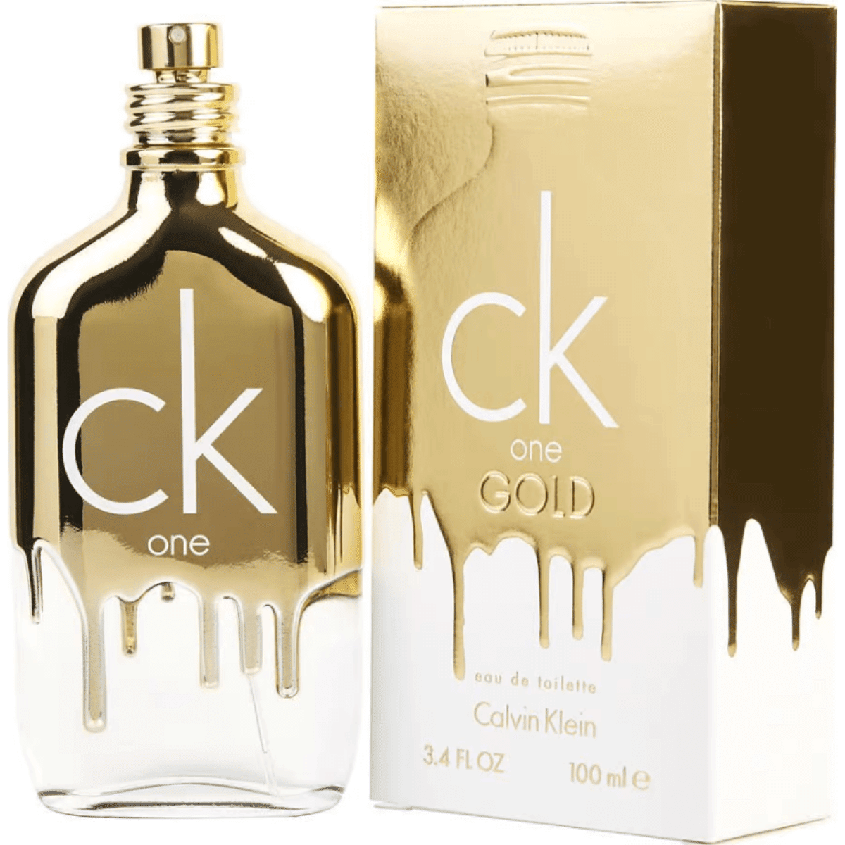 Ck one Gold by Calvin Klein for Unisex EDT 3.4 oz