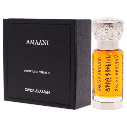 Amaani by Swiss Arabian for Unisex - 0.4 oz Parfum Oil Rollerball
