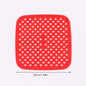 1pc 7.5in/8in/9in Air Fryer Liner Silicone Air Fryer Mat