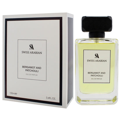 Bergamot and Patchouli by Swiss Arabian for Men - 3.4 oz EDP Spray