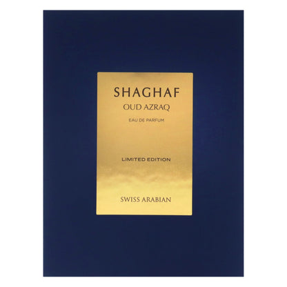 Shaghaf Oud Azraq by Swiss Arabian for Unisex - 2.5 oz EDP Spray (Limited Edition)