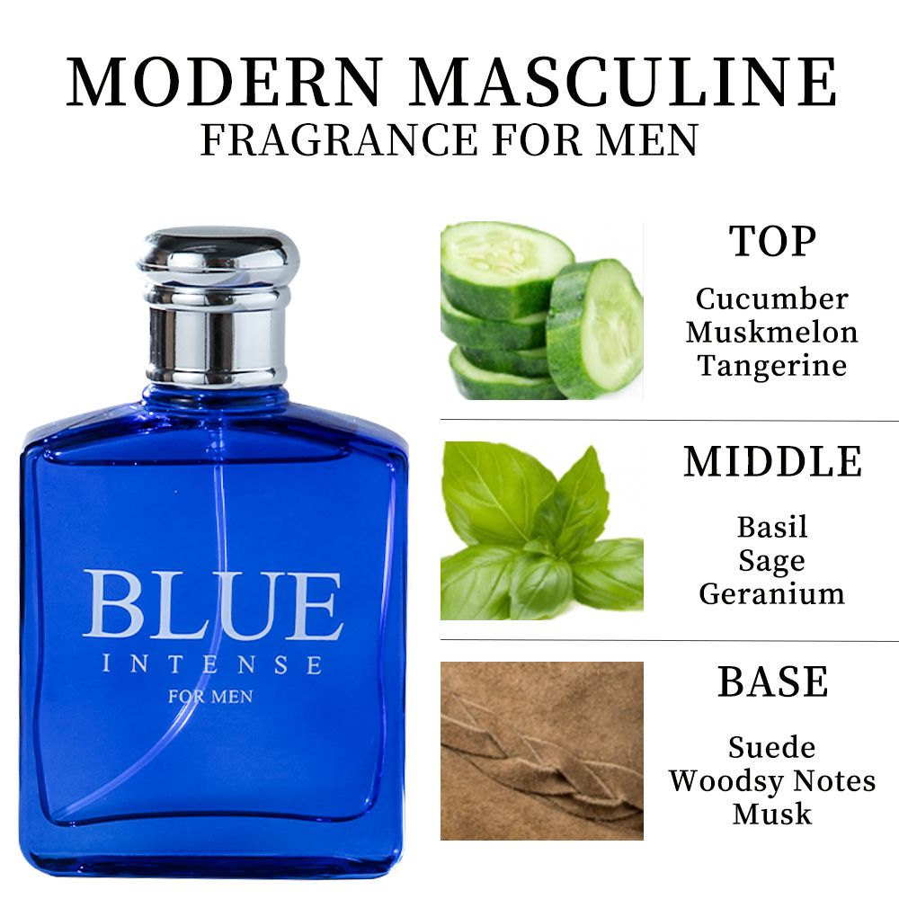 [Long-Lasting Men's Perfume] Long-Lasting3.4F|Oz Men's Eau De Toilette Spray-CucumberMuskmelon,Tangerine Flavor Perfume-Perfectfor Dating, Daily Life, Parties, Gift Giving,Valentine's Day and Other