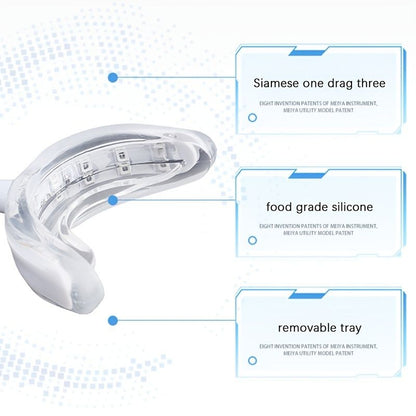 Rechargeable LED Teeth Whitening Tool - Portable, Electric & Mini Light Oral Care for a Brighter Smile!
