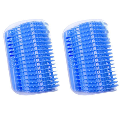 1/2pcs Corner Scrubber Cat Scratcher Massage Brush Scratcher Toy Cat Scratch Board, Wall Corner Cat Brush Pet Groomer Tool Brush Comb Pet Supplies