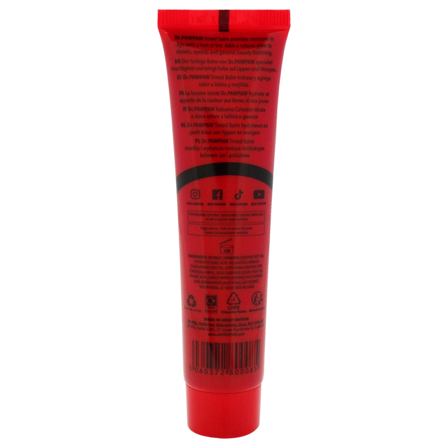 Multipurpose Soothing Tinted Balm - Ultimated Red