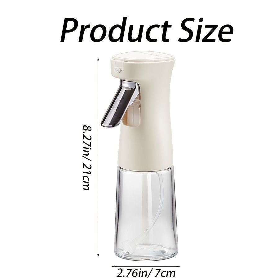 1pc Injector; Olive Oil Sprayer Bottle Spray; Glass Vinaigrette Sprayer Dispenser Bottle For Air Fryer; Cooking; Kitchen; Salad; Bake Frying; Grilling; Frying