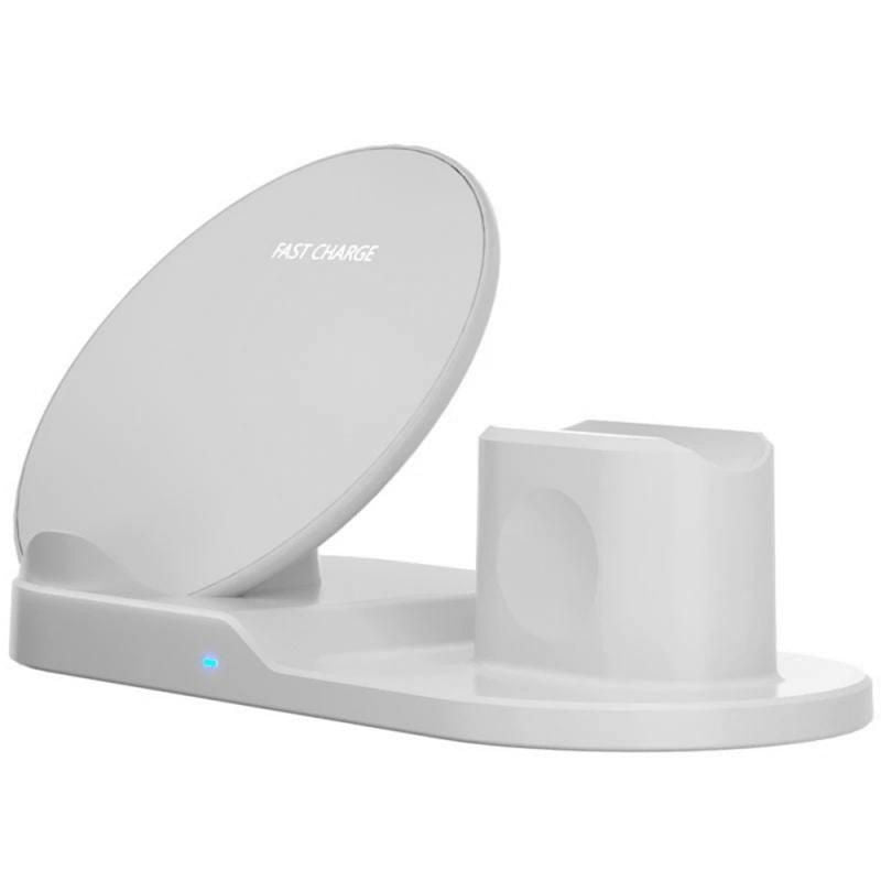 3 In 1 Wireless Charger Stand Quick Charging Dock Station For IPhone Apple Watch Airpods For Samsung S10 S9 10W Fast Charging