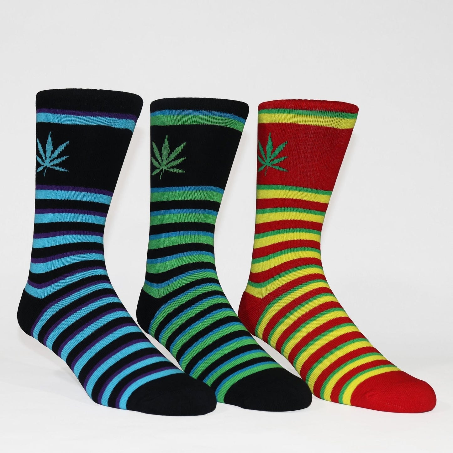 Hazy Weed Crew Socks