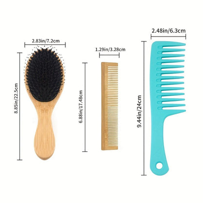 Hairdressing Comb Portable Detangling Hair Brush Fine Tooth Comb Wide Tooth Comb For Barber Salon Home Use