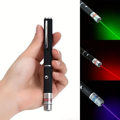 1pc Laser Pointer Laser Pen Laser Flashlight Portable Handheld Flashlight For Cats Dogs Pet Interactive Toys Laser Presentation (Two AAA Battery Not Included)
