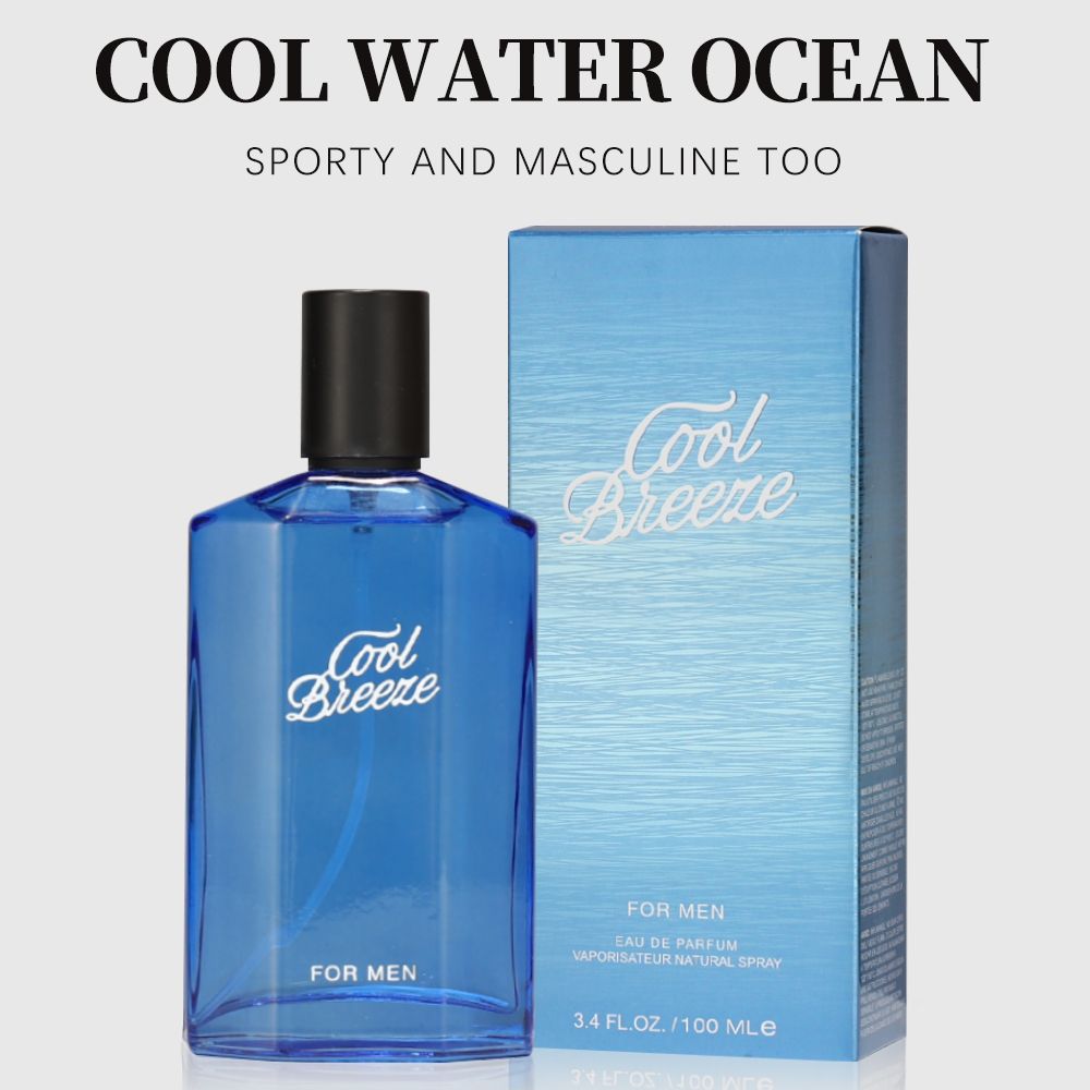 3.4fl Oz Men's Eau De Toilette Spray, Long-Lasting Perfume, Notes Of Mint, Rosemary, Sea Water Flavor, Perfect For Dating, Daily Life, Parties, Gift Giving