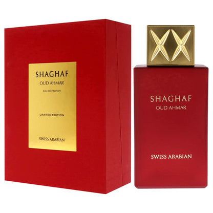 Shaghaf Oud Ahmar by Swiss Arabian for Unisex - 2.5 oz EDP Spray (Limited Edition)
