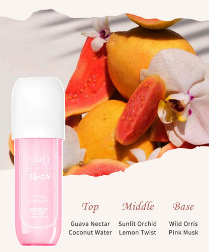 [SOLO EN IBIZA Mist] 4pcs Set SOLO EN IBIZA6.1fl.oz Long-Lasting Hair & Body Fragrance Misfor Women Perfect for Dating, Parties and GiftGiving