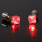 1 Pair, Cool Colorful Flashing Earrings With LED Lights, Colorful Color Change Earrings, New Fashion Unisex Nightlight Party Zircon Earrings, Glow In The Dark Party Supplies