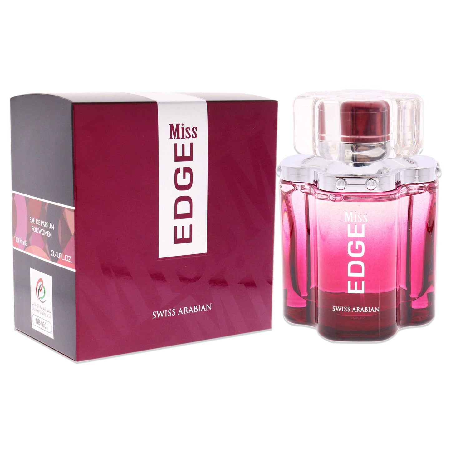 Miss EDGE by Swiss Arabian for Women - 3.4 oz EDP Spray