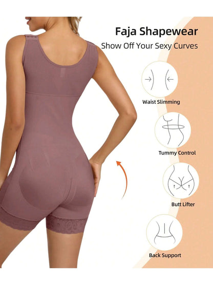Fajas Colombianas Shapewear for Women Tummy Control Post Surgery Full Body Shaper Butt Lifter with Zipper Crotch,corset tops for women,fajas colombianas moldeadoras