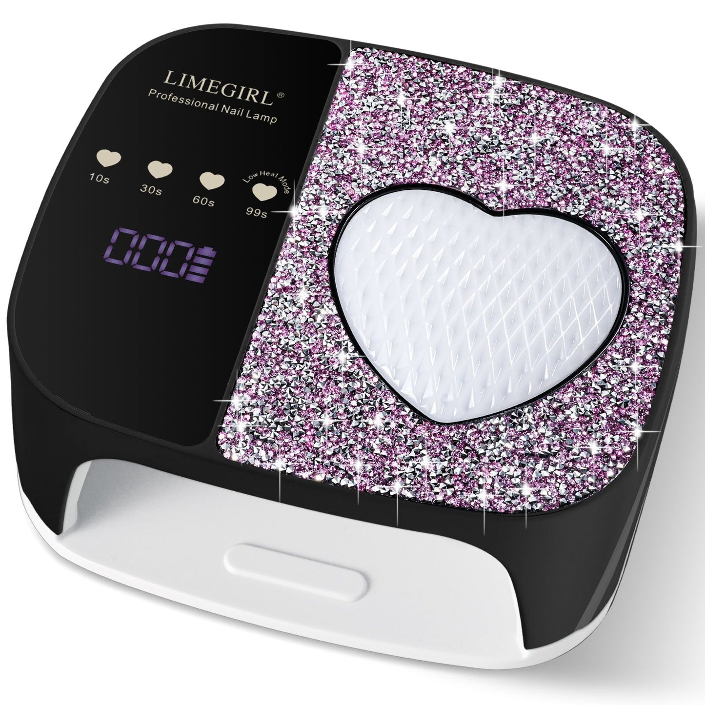LimeGirl Cordless Nail Dryer for Gel Polish, UV LED Nail Lamp with Fast Curing UV Light & 4 Timer Settings, Portable Rechargeable Gel Lamp Nail Art Tool for Manicure Pedicure at Home & Salon