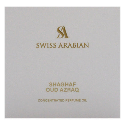 Shaghaf Oud Azraq by Swiss Arabian for Unisex - 0.4 oz Parfum Oil