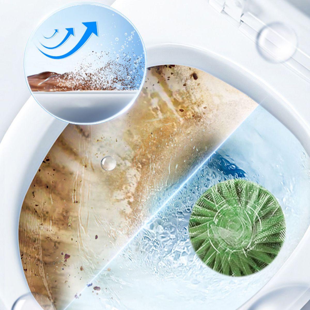 6/24 12/48 Packs Toilet Bowl Cleaner,Toilet Cleaner With Deodorizing Fragrance,Multi-Function Automatic Toilet Cleaner,Toilet Deodorant,Yellow stain And Odor Removal, Deep Cleaning Toilet Tablets