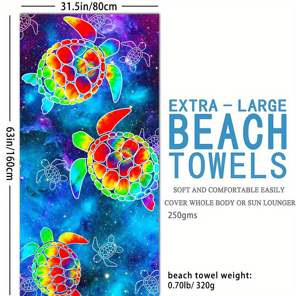 1pc Boho Sandproof Beach Towels, Vacation Beach Accessories, Fast Dry Beach Accessories, For Travel Swim Pool Yoga Camping, Bathroom Accessories