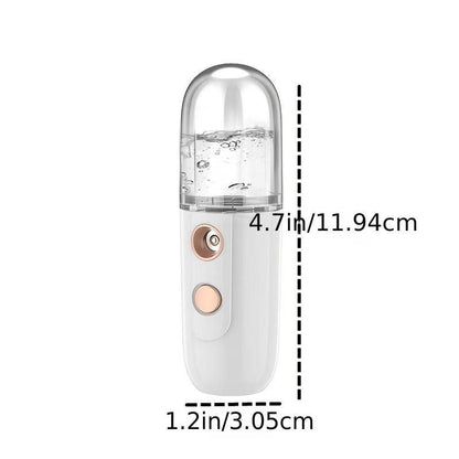 Portable Nano Mist Sprayer for Skin Care and Makeup - Moisturizing and Hydrating Mini Face Mist Handy Sprayer