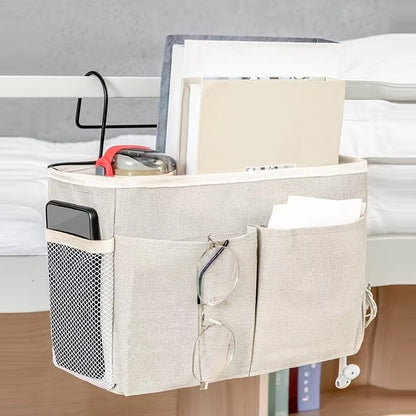 1pc Bedside Desktop Shelf Office Stationery Books Hanging Storage Bag