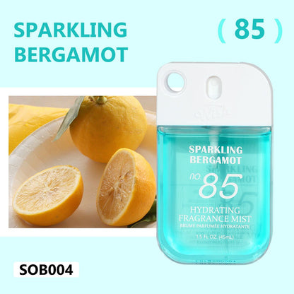 Wish 4pcs perfume, essential perfume for mini travel, portable aloe perfume spray, clean hands, rich fragrance. Moisturizing hand care spray, fruit flavor