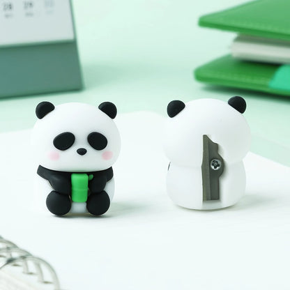 Creative Cute Panda Shaped Pencil Sharpener Single