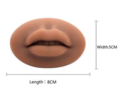 Microblading Reusable 5D Silicone Practice Lips Skin European Solid lip block For PMU Beginner Training Tattoo Permanent Makeup