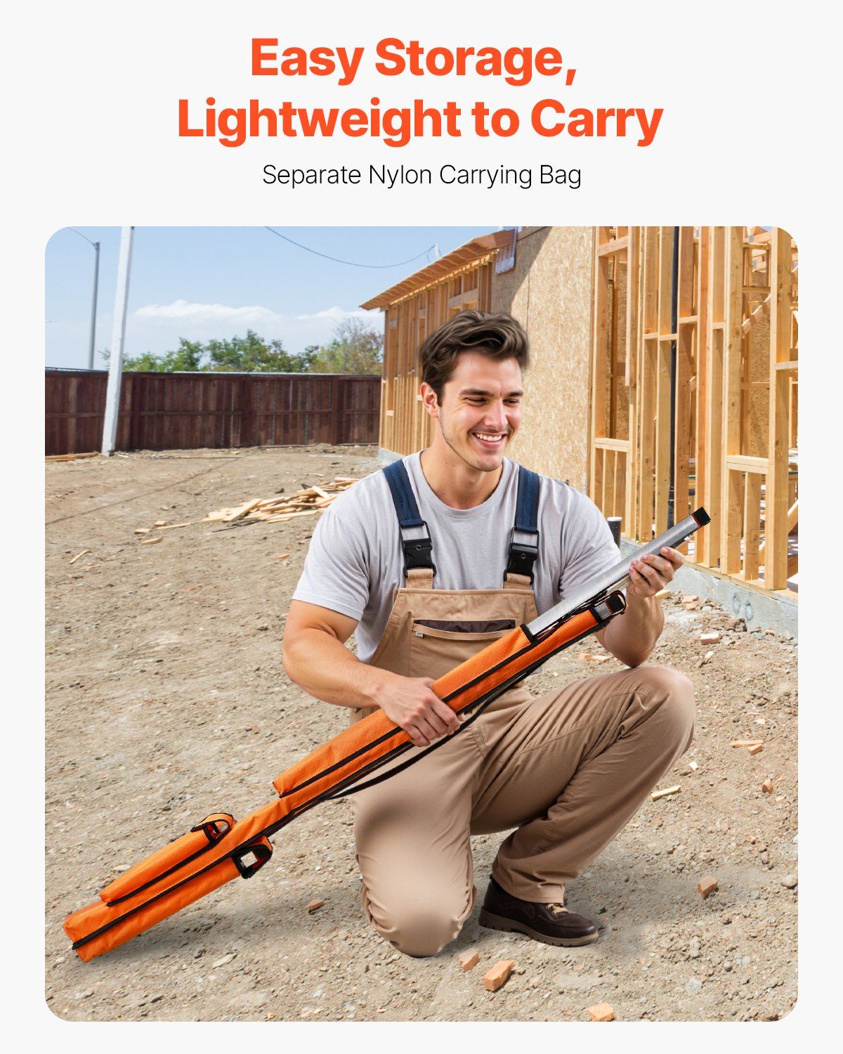 VEVOR 4-Piece Torpedo Level, 48/24/16/10 Inch All Magnetic Levels Set, Fluorescent Light Up Bubble Vials Ruler for 45/90/180 Degree, Aluminum Alloy Magnetic Box Leveler Tool, SAE and Metric Scale